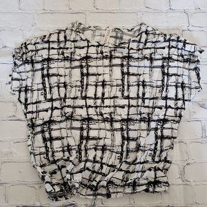 Plaid Style Boxy Tee